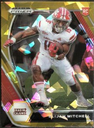 Elijah Mitchell [Gold Ice Prizm] #156