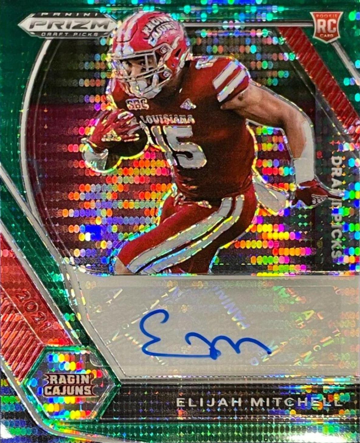 Elijah Mitchell [Green Prizm] #156