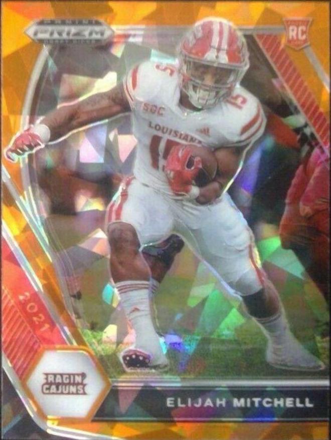 Elijah Mitchell [Orange Ice Prizm] #156