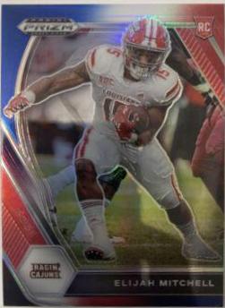 Elijah Mitchell [Red White and Blue Prizm] #156