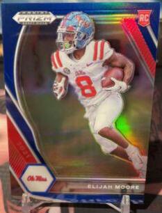 Elijah Moore [Blue Prizm] #124