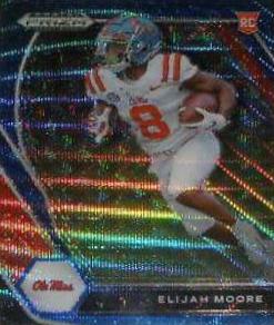Elijah Moore [Blue Wave Prizm] #124