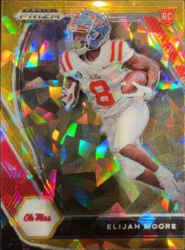 Elijah Moore [Gold Ice Prizm] #124