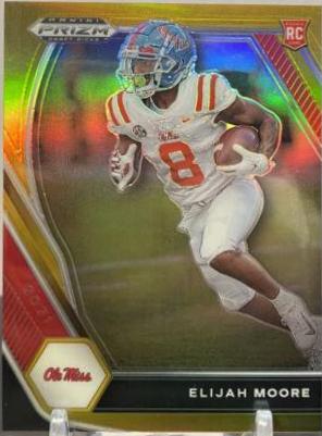 Elijah Moore [Gold Prizm] #124