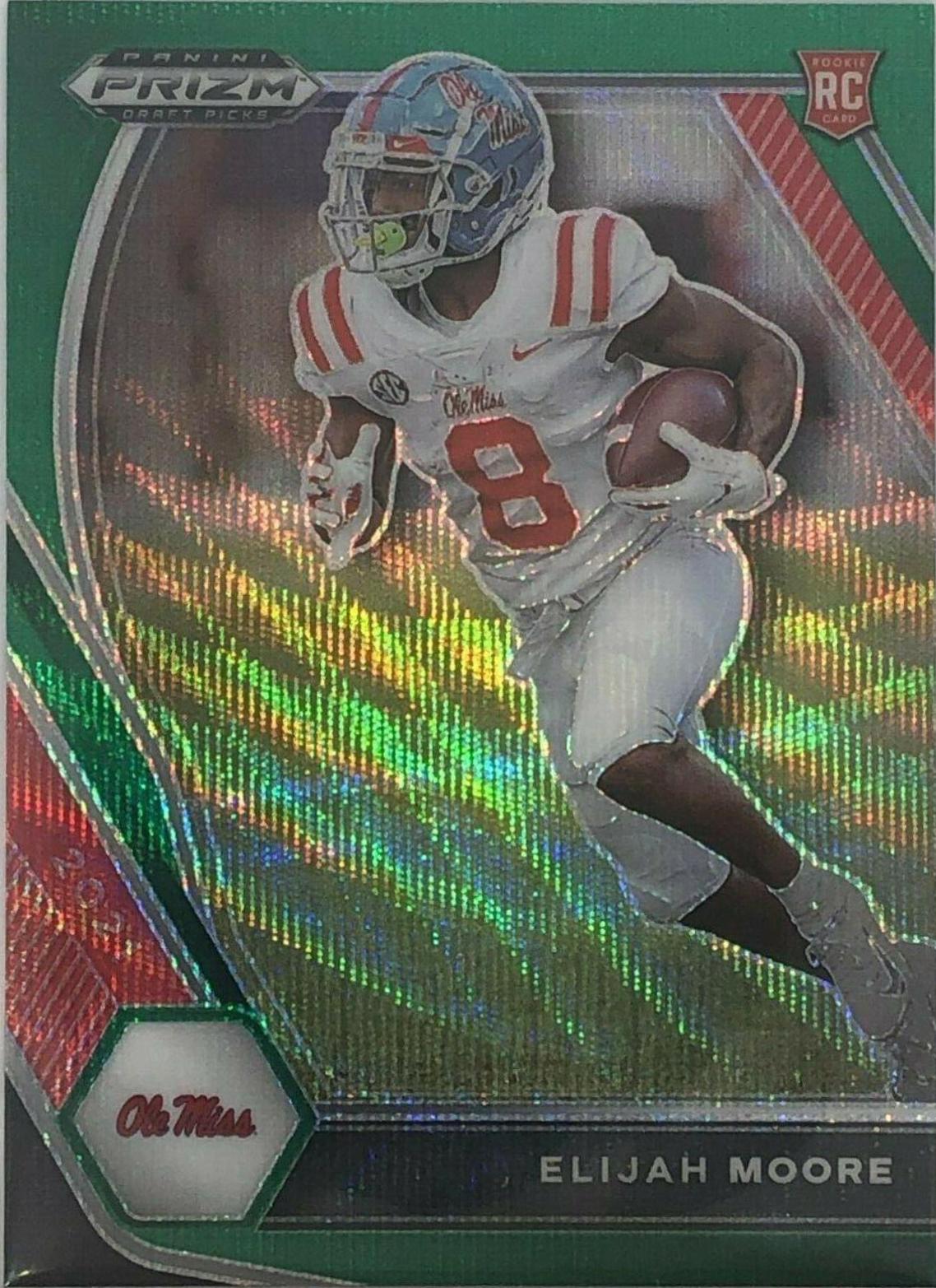 Elijah Moore [Green Wave Prizm] #124