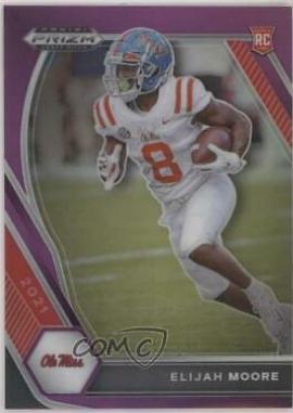 Elijah Moore [Purple Prizm] #124
