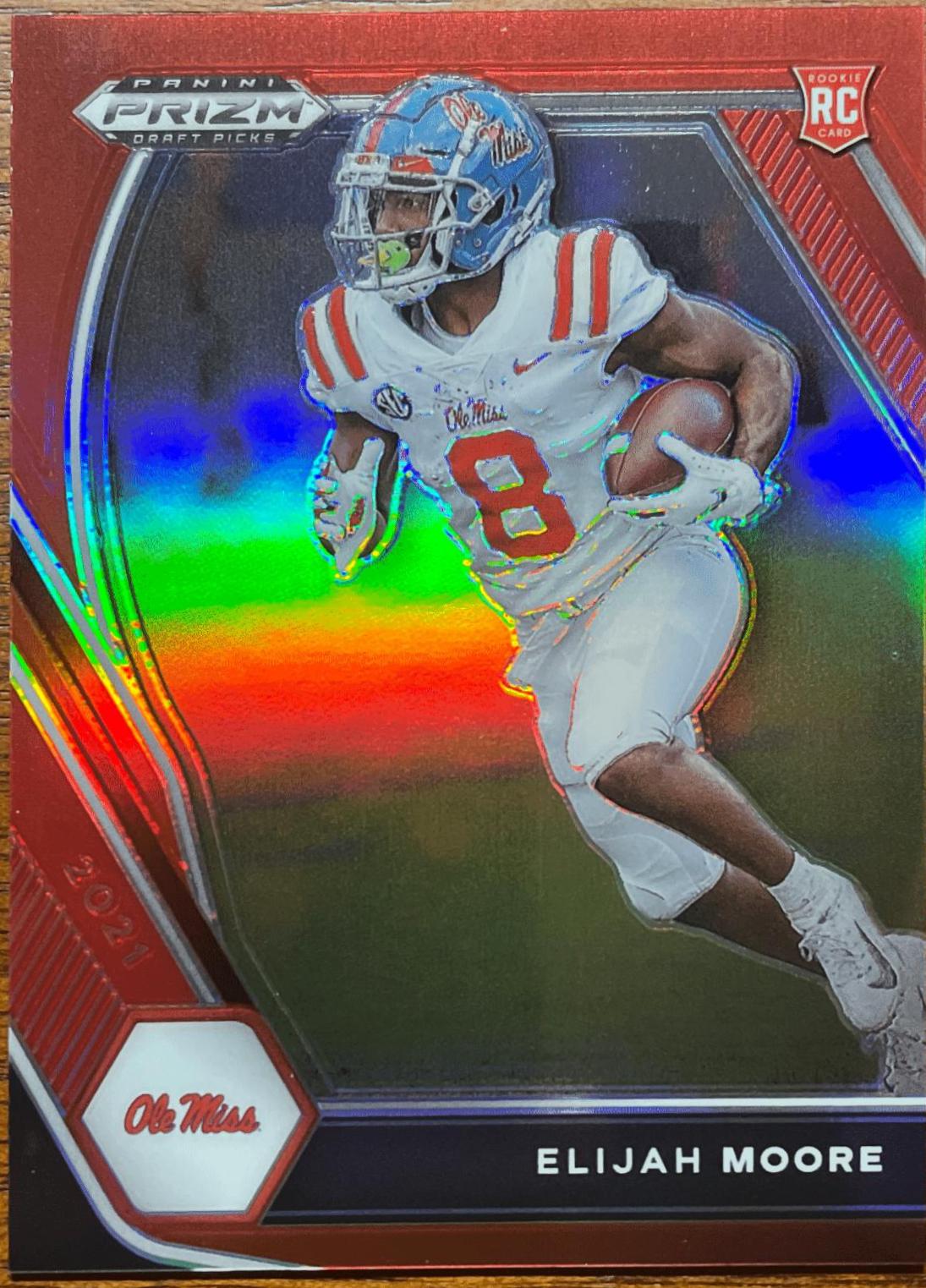 Elijah Moore [Red Prizm] #124