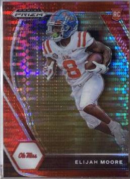 Elijah Moore [Red Pulsar Prizm] #124
