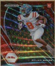 Elijah Moore [Ruby Wave Prizm] #124
