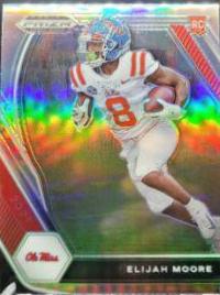 Elijah Moore [Silver Prizm] #124