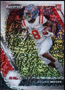 Elijah Moore [White Sparkle Prizm] #124