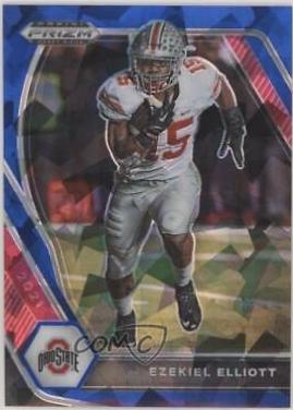 Ezekiel Elliott [Blue Ice Prizm] #87