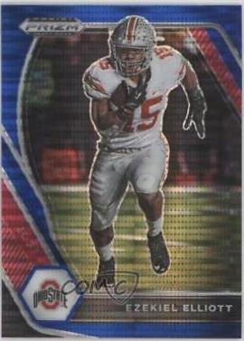 Ezekiel Elliott [Blue Pulsar Prizm] #87