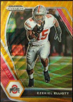 Ezekiel Elliott [Orange Wave Prizm] #87