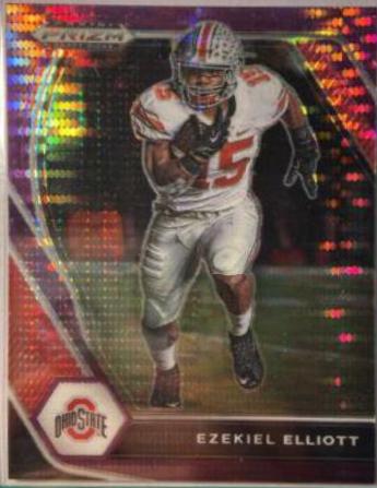 Ezekiel Elliott [Purple Pulsar Prizm] #87