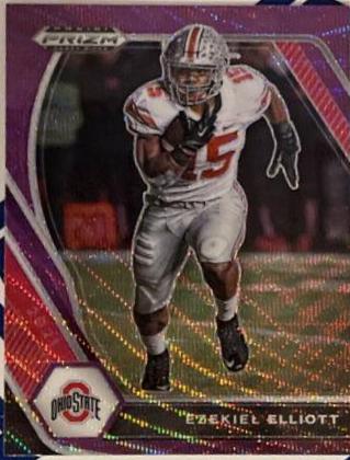 Ezekiel Elliott [Purple Wave Prizm] #87