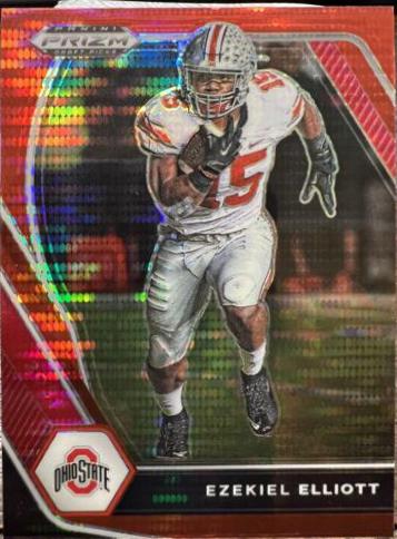 Ezekiel Elliott [Red Circles Prizm] #87