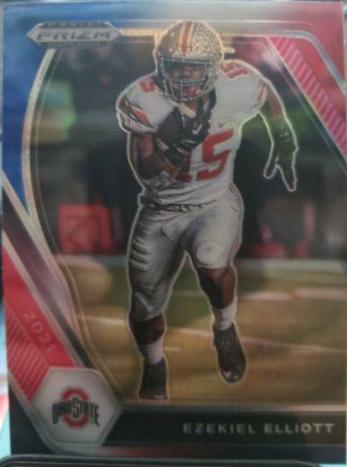 Ezekiel Elliott [Red White and Blue Prizm] #87