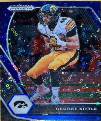 George Kittle [Blue Circles Prizm] #50