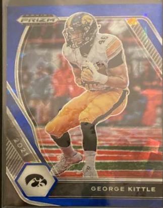 George Kittle [Blue Ice Prizm] #50