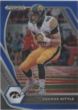 George Kittle [Blue Prizm] #50