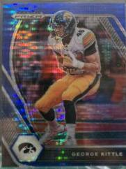 George Kittle [Blue Pulsar Prizm] #50