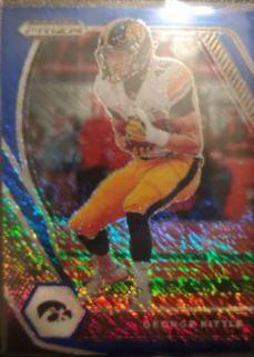 George Kittle [Blue Shimmer Prizm] #50