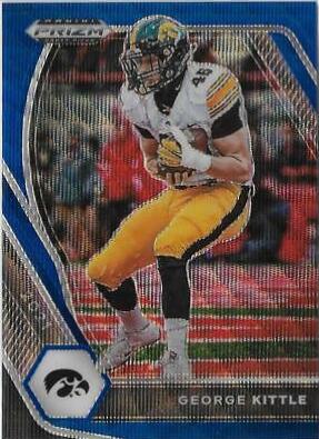 George Kittle [Blue Wave Prizm] #50