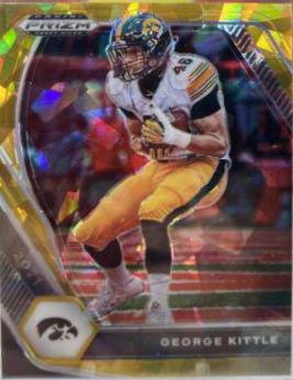 George Kittle [Gold Ice Prizm] #50