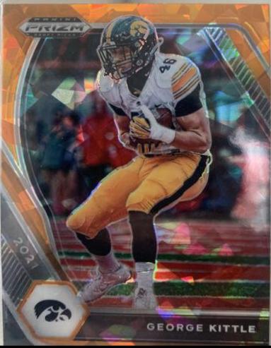 George Kittle [Orange Ice Prizm] #50