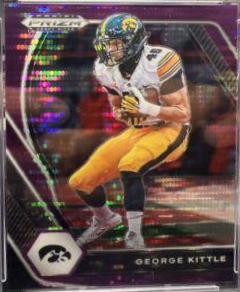 George Kittle [Purple Pulsar Prizm] #50