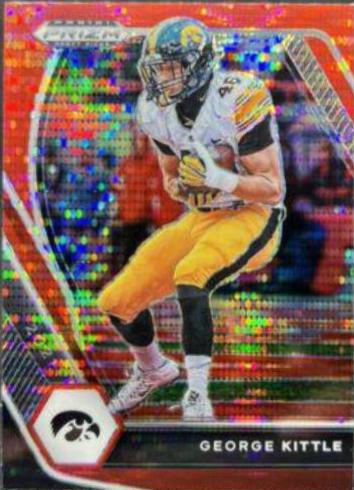 George Kittle [Red Pulsar Prizm] #50