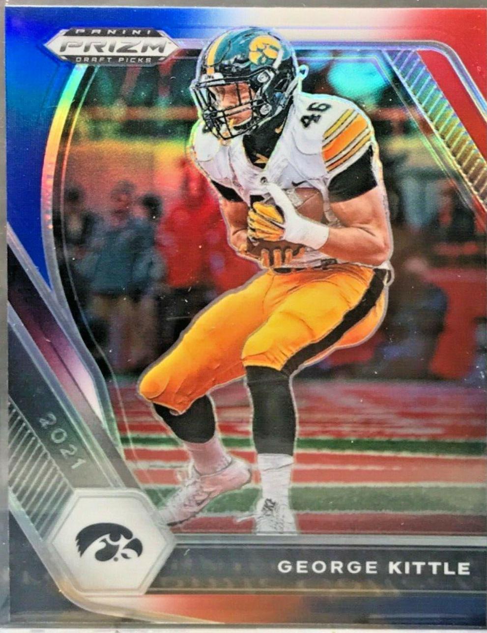 George Kittle [Red White and Blue Prizm] #50