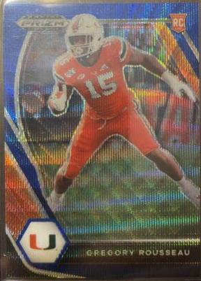 Greg Rousseau [Blue Wave Prizm] #144