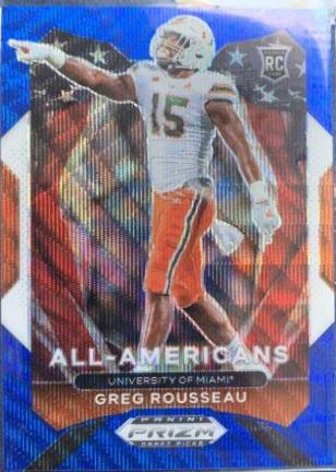 Greg Rousseau [Blue Wave Prizm] #200