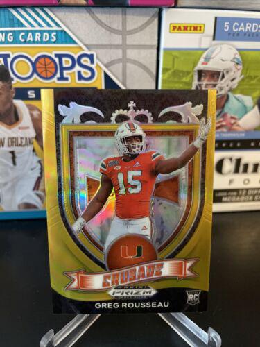 Greg Rousseau [Gold Prizm] #179