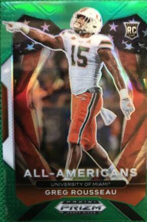 Greg Rousseau [Green Prizm] #200