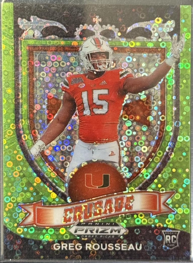 Greg Rousseau [Neon Green Circles Prizm] #179