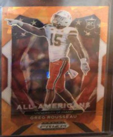 Greg Rousseau [Orange Ice Prizm] #200