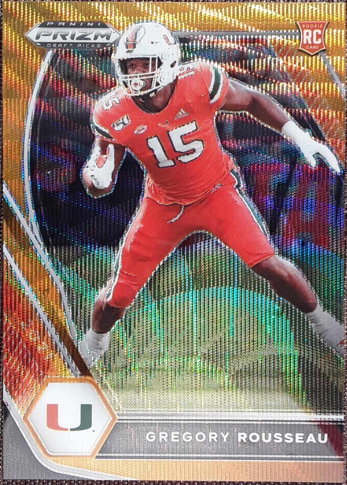 Greg Rousseau [Orange Wave Prizm] #144