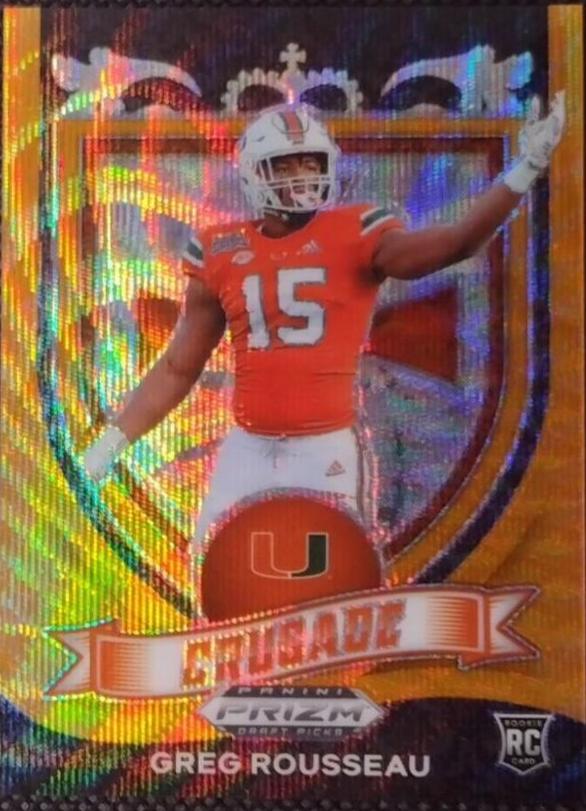 Greg Rousseau [Orange Wave Prizm] #179