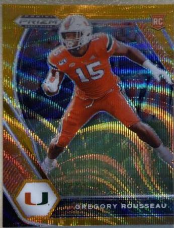 Greg Rousseau [Orange Wave Prizm] #200