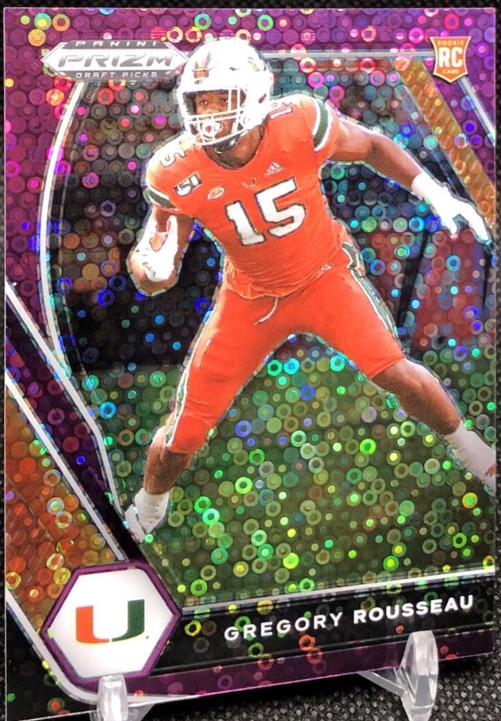 Greg Rousseau [Purple Circles Prizm] #144