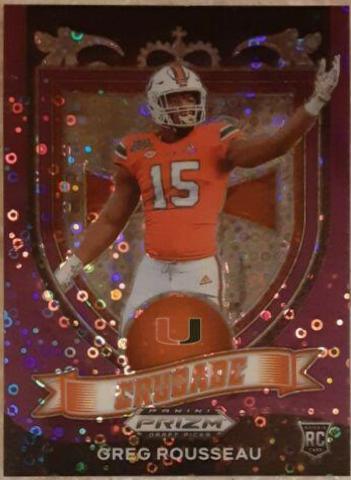 Greg Rousseau [Purple Circles Prizm] #179