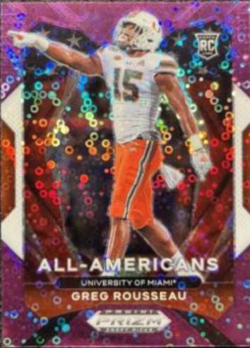 Greg Rousseau [Purple Circles Prizm] #200