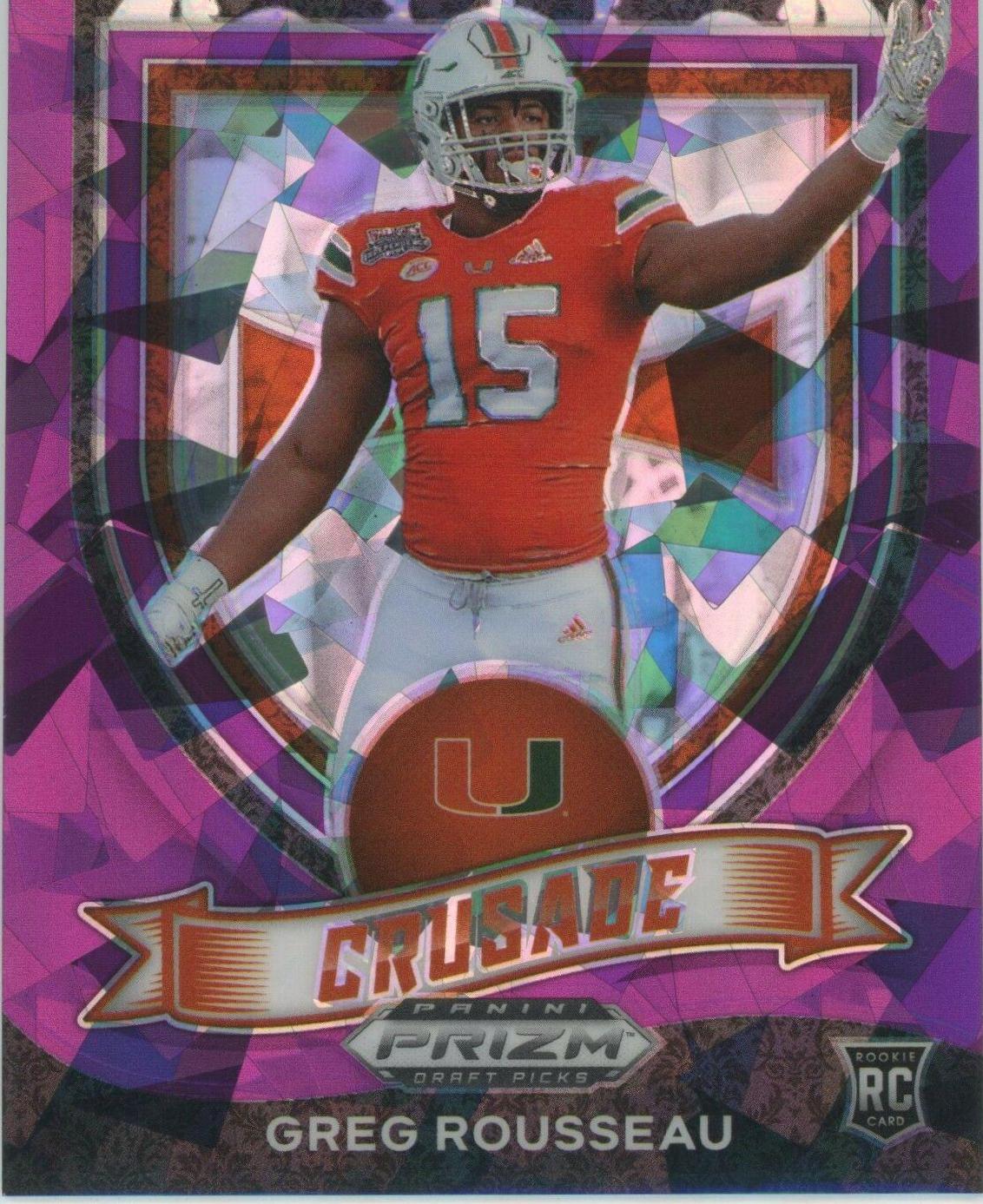 Greg Rousseau [Purple Ice Prizm] #179