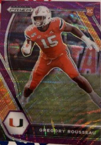 Greg Rousseau [Purple Wave Prizm] #144