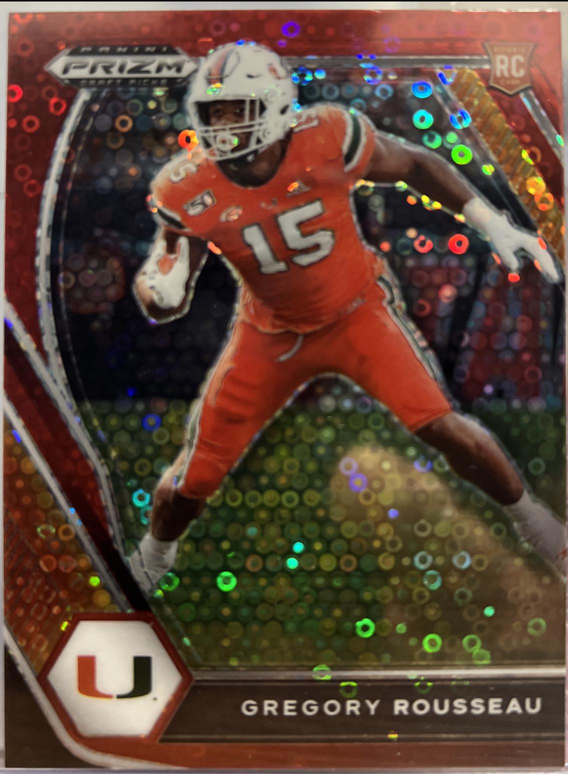 Greg Rousseau [Red Circles Prizm] #144