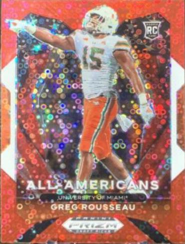 Greg Rousseau [Red Circles Prizm] #200
