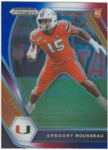 Greg Rousseau [Red White and Blue Prizm] #144